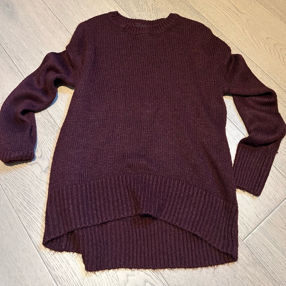 Beautiful red sweater.